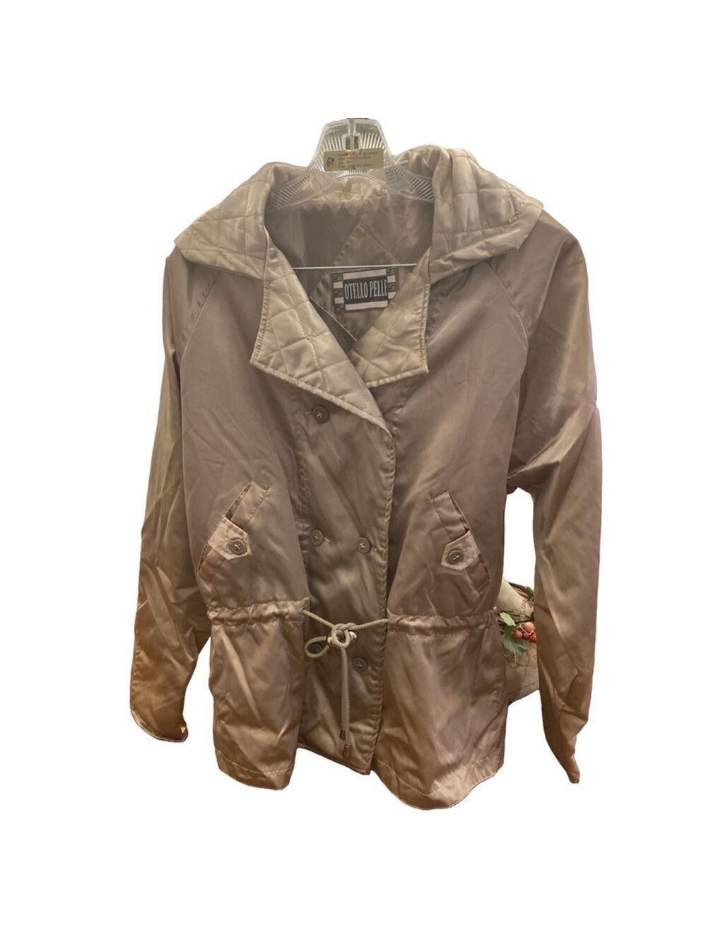 Women's Otello Pelle Jacket, Size S, Beige